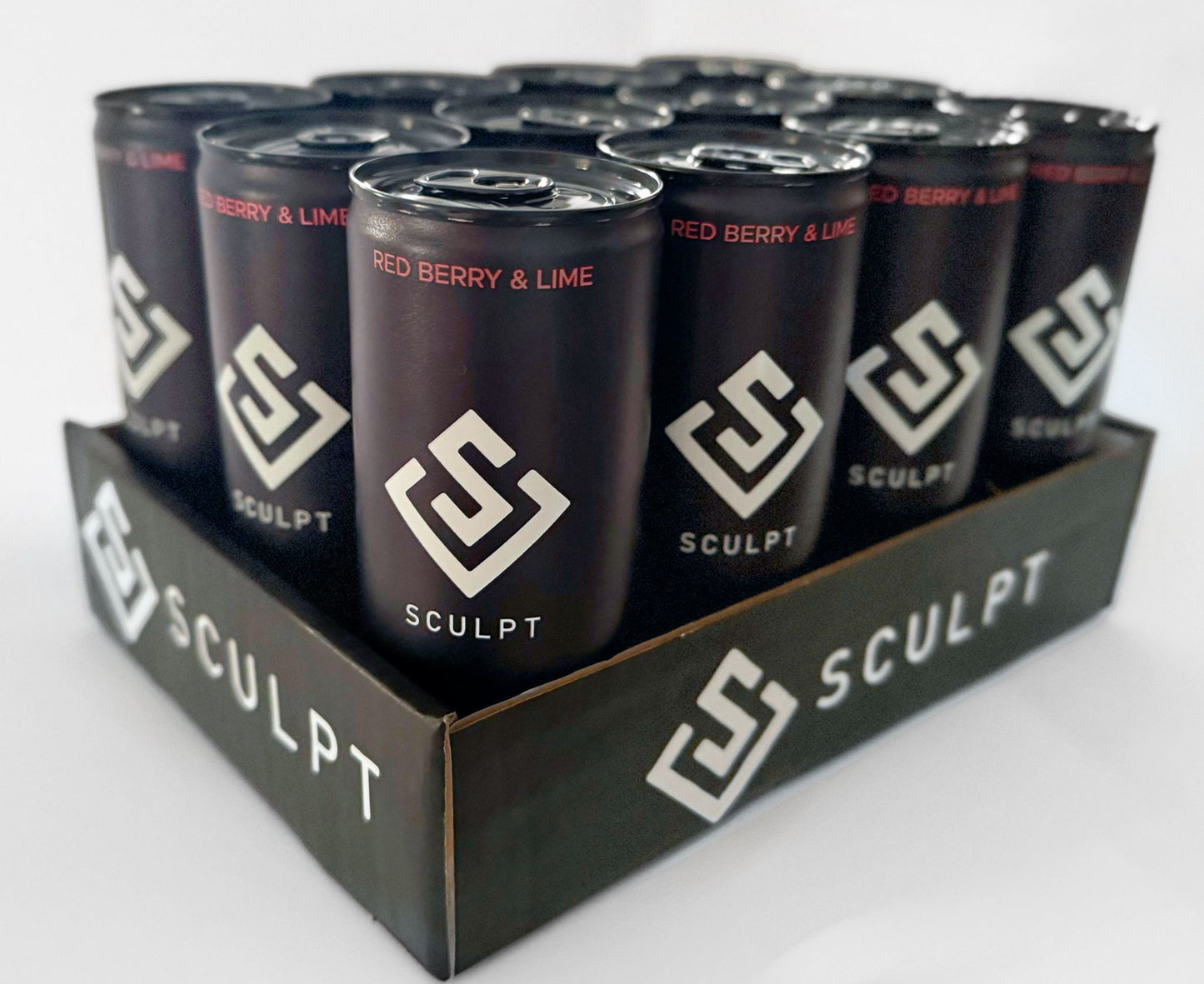 Sculpt Energy Drink Red Berry & Lime 12x250ml